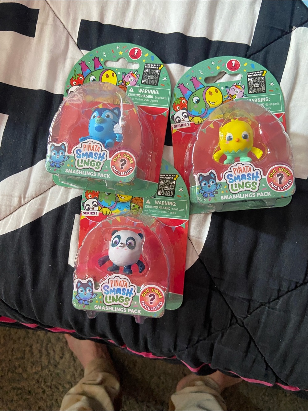 Pack - Yellow, Blue & Pink Collectible Figures
